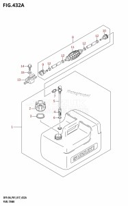 DF9.9A From 00994F-710001 (P01)  2017 drawing FUEL TANK