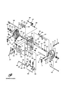 F25A drawing FRONT-FAIRING-BRACKET