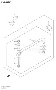 DF70A From 07003F-210001 (E01 E40)  2012 drawing DRAG LINK (DF90ATH:E40)