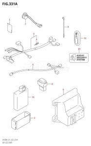 DF175A From 17503F-240001 (E11 E40)  2022 drawing KEY LESS START ((DF200AT,DF175AT,DF150AT):(E01,E03,E11))