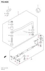 DF115T From 11501F-510001 (E01 E40)  2005 drawing DRAG LINK