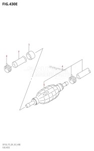 DF175T From 17502F-210001 (E01 E40)  2012 drawing FUEL HOSE (DF175T:E40)