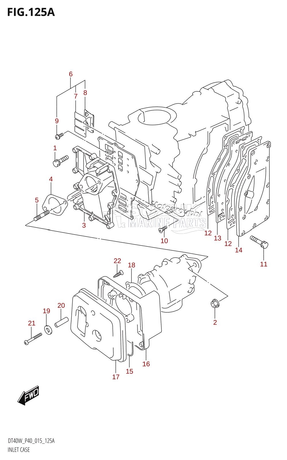 INLET CASE (DT40W:P40)