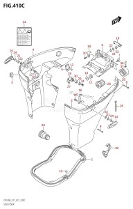 DF115AZ From 11503Z-140001 (E11 E40)  2021 drawing SIDE COVER (DF115AT,DF115AZ,DF140AT,DF140AZ)