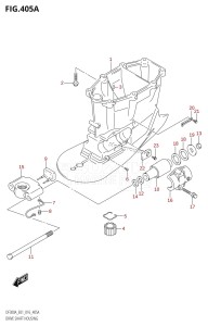 DF250A From 25003P-610001 (E01 E40)  2016 drawing DRIVE SHAFT HOUSING (DF300A:E01:X-TRANSOM)