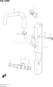 04003F-510001 (2005) 40hp E01 E13-Gen. Export 1 -  SE  Asia (DF40A  DF40AQH  DF40AST  DF40ATH) DF40A drawing FUEL INJECTOR (DF50AVT:E01)