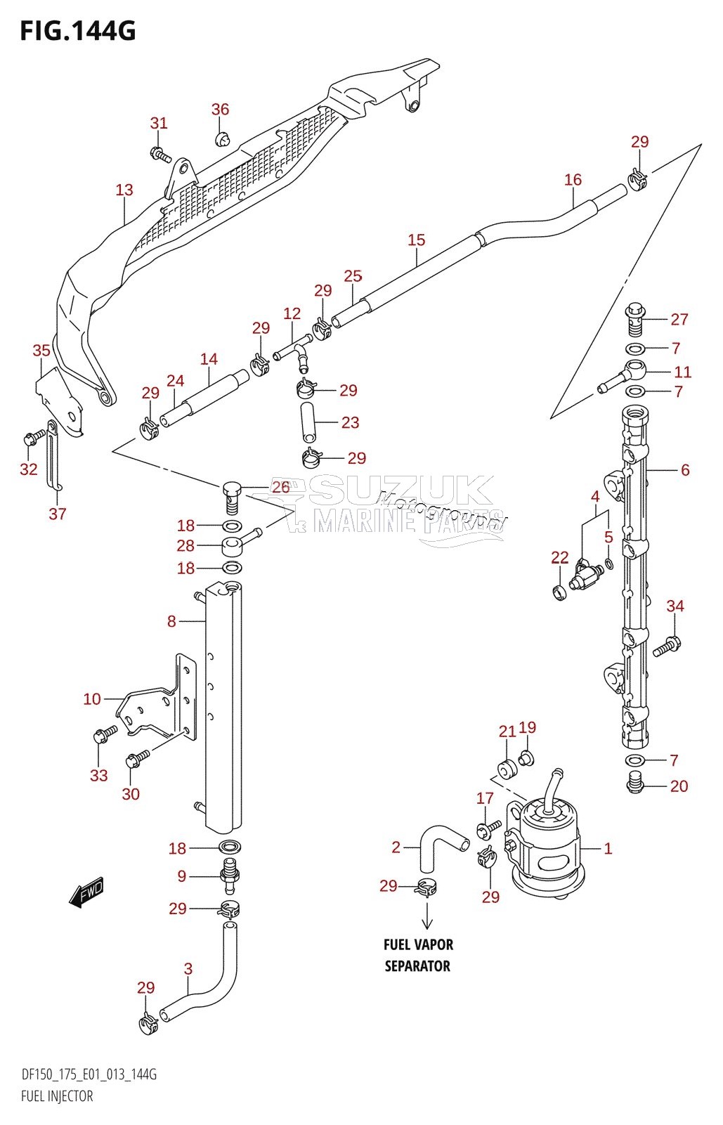 FUEL INJECTOR (DF175Z:E01)