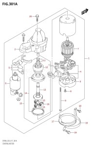 DF80A From 08002F-710001 (E03)  2017 drawing STARTING MOTOR