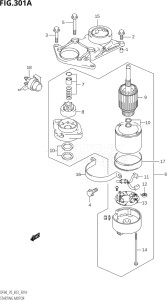 07001F-251001 (2002) 70hp E03-USA (DF70TK2) DF70 drawing STARTING MOTOR (W,X,Y)