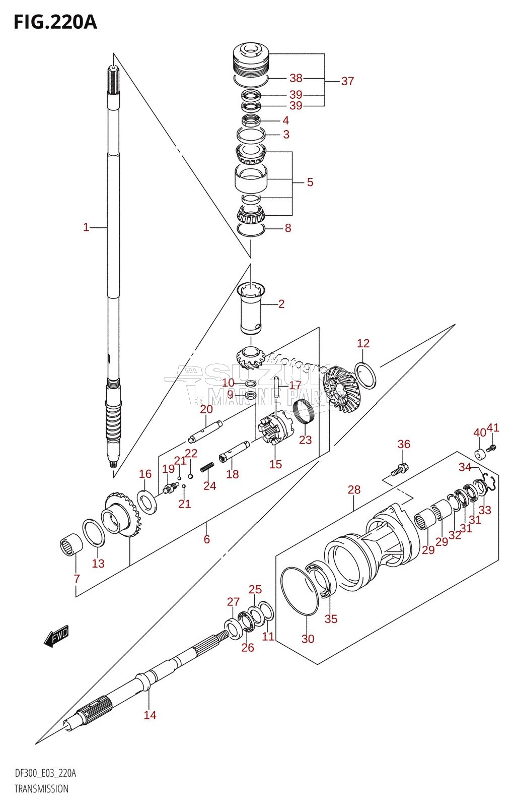 TRANSMISSION (DF300T)