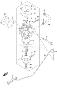 DF 4A drawing Carburetor