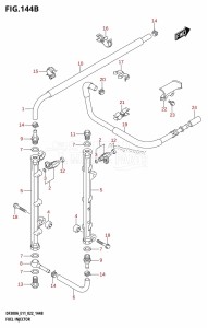 DF300A From 30002P-240001 (E11 E40)  2022 drawing FUEL INJECTOR (E40)