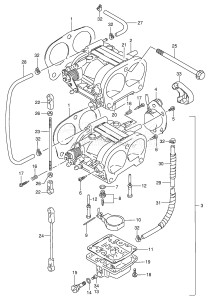 DT90 From 09001-031001 ()  2000 drawing CARBURETOR (DT90,DT100)