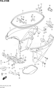 02504F-340001 (2023) 25hp P03-U.S.A (DF25A    DF25AT    DF25ATH    DT25K) DF25A drawing SIDE COVER (DF25AT,DF30AT)