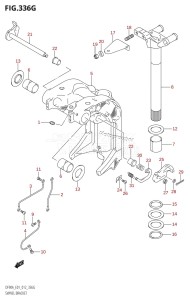 DF80A From 08002F-210001 (E01 E40)  2012 drawing SWIVEL BRACKET (DF90A:E01)