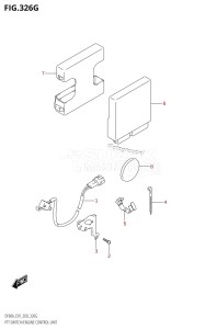 DF50A From 05003F-040001 (E01)  2020 drawing PTT SWITCH /​ ENGINE CONTROL UNIT (DF60AQH:E40)