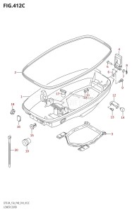 DT9.9A From 00993K-410001 (P36 P40)  2014 drawing LOWER COVER (DT9.9AK:P36)