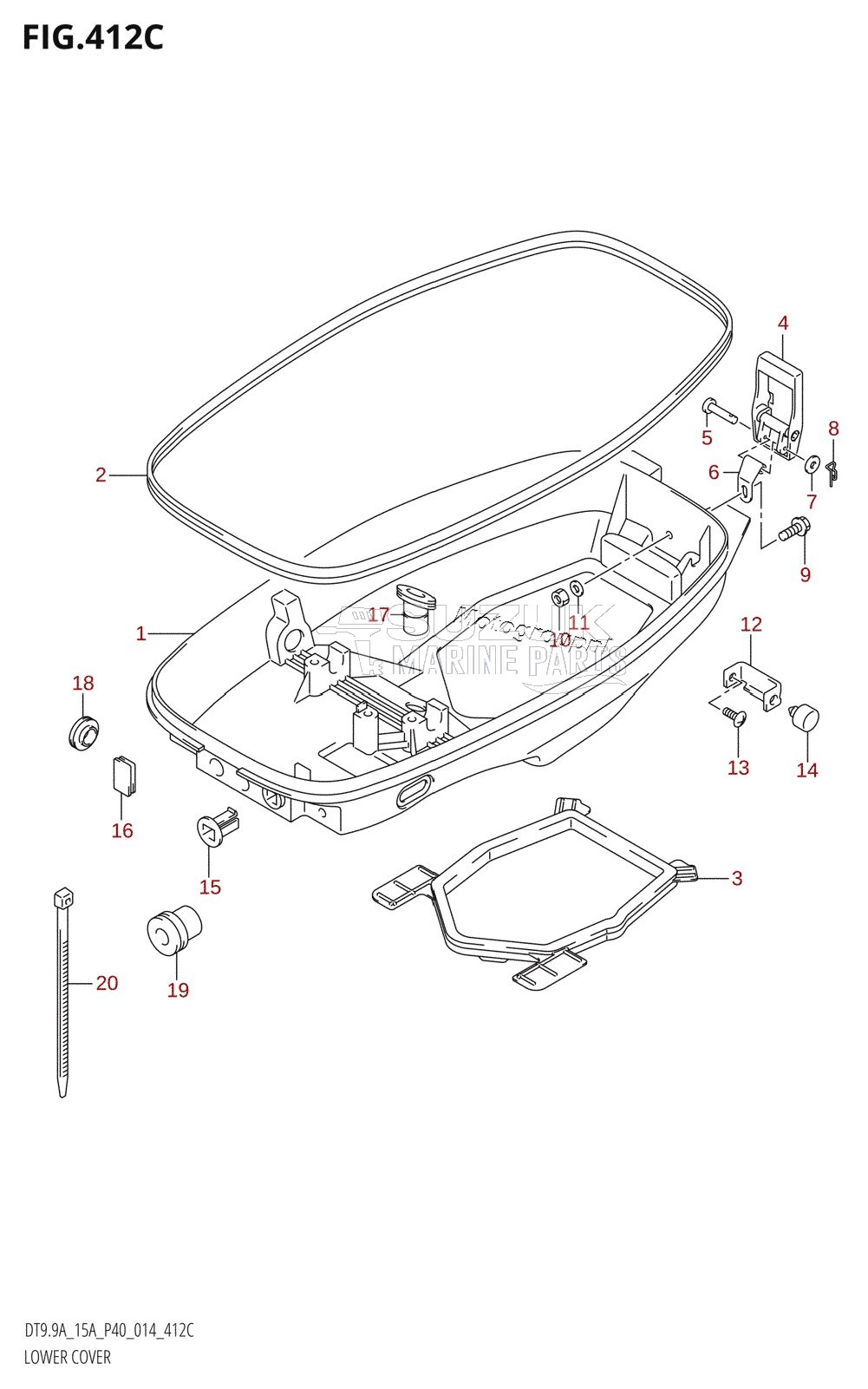 LOWER COVER (DT9.9AK:P36)