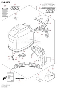 DF175ZG From 17502Z-410001 (E01 E40)  2014 drawing ENGINE COVER ((DF150TG,DF150ZG):E01)