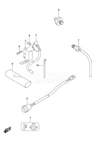 Outboard DF 9.9A drawing Sensor/Switch - w/Remote Control