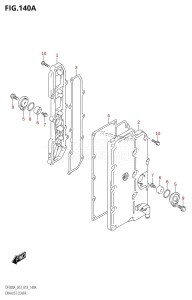 DF200Z From 20002Z-810001 (E03)  2018 drawing EXHAUST COVER