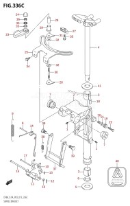 DF9.9A From 00994F-310001 (P03)  2013 drawing SWIVEL BRACKET (DF9.9A:P03)