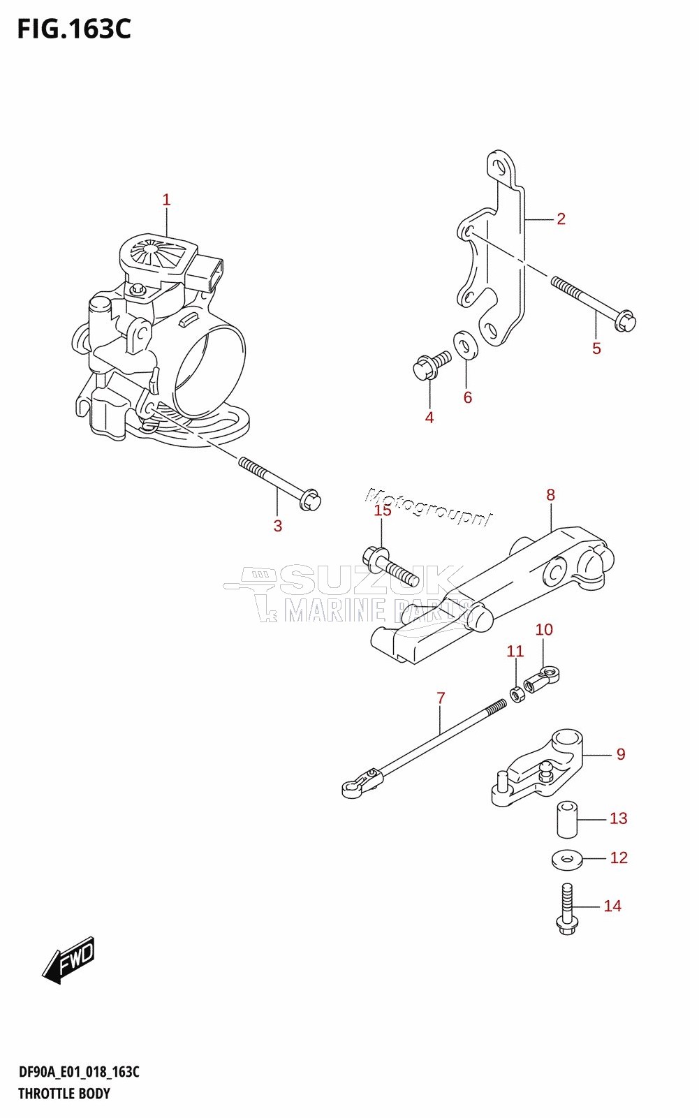 THROTTLE BODY (DF100B)