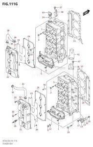 DF200 From 20002F-510001 (E03)  2015 drawing CYLINDER HEAD (DF250ST:E03)