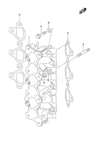 DF 225 drawing Intake Manifold