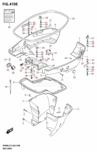 DF250ATSS From 25001N-440001 (E03)  2024 drawing SIDE COVER (L-TRANSOM)