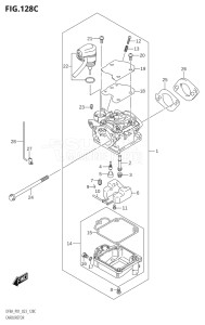 00994F-340001 (2023) 9.9hp P01-Gen. Export 1 (DF9.9A) DF9.9A drawing CARBURETOR (DF8AR)