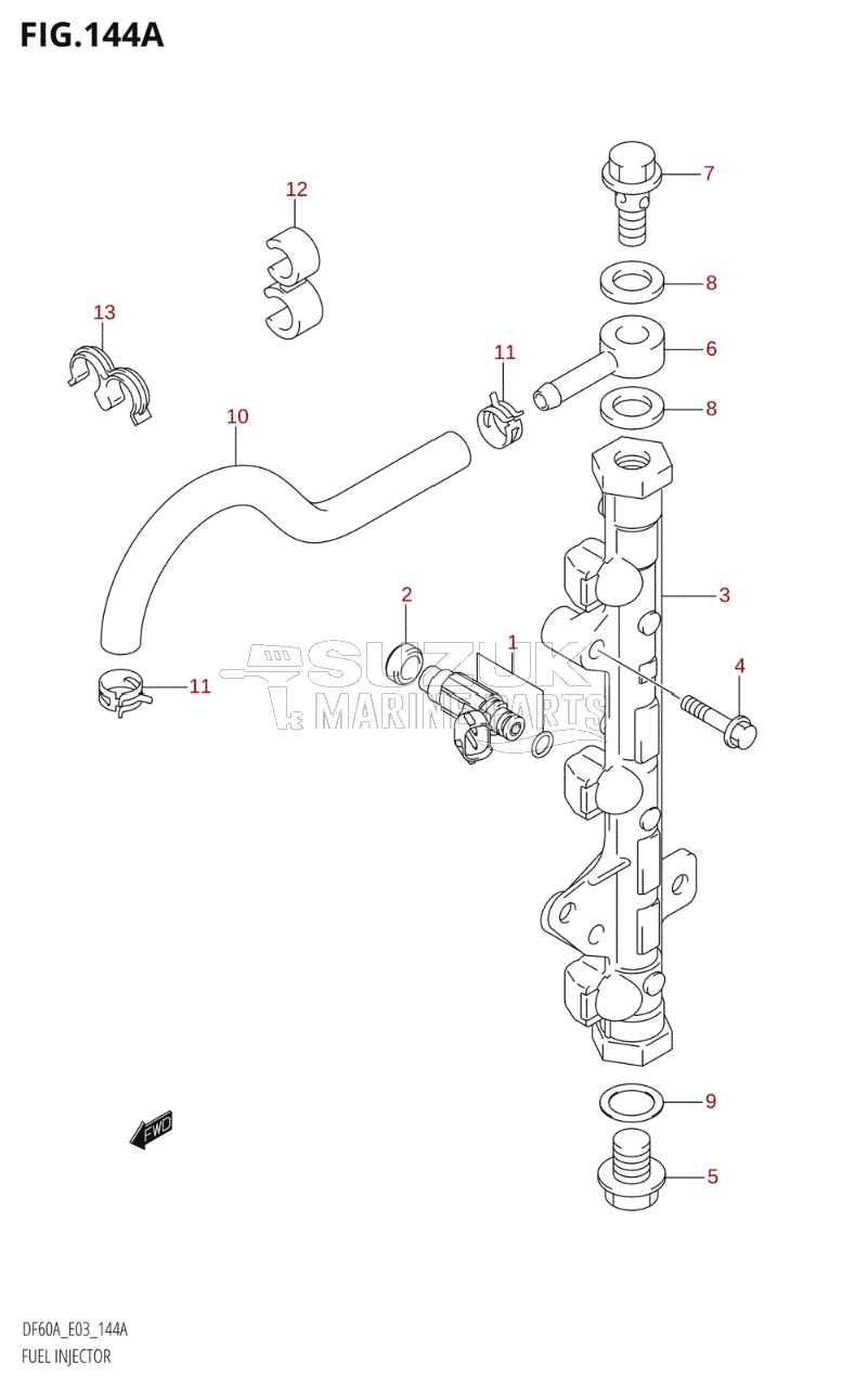 FUEL INJECTOR (DF60AT)