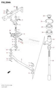 DF150Z From 15002Z-310001 (E01 E40)  2013 drawing CLUTCH SHAFT