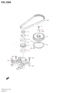 DF9.9B From 00995F-310001 (P03)  2013 drawing TIMING BELT