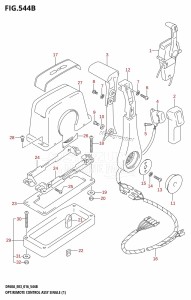 DF40A From 04003F-610001 (E03)  2016 drawing OPT:REMOTE CONTROL ASSY SINGLE (1) (DF60A:E03)