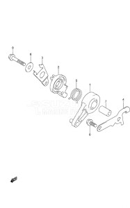 DF 9.9A drawing Throttle Control w/Remote Control