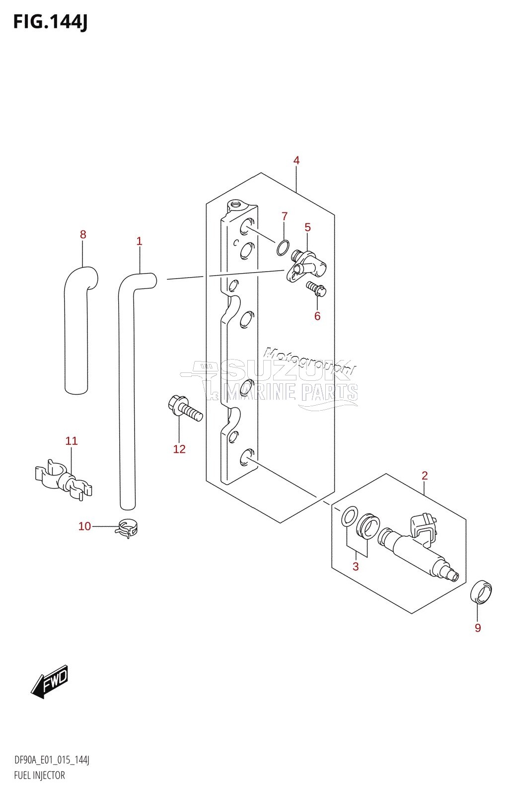 FUEL INJECTOR (DF90ATH:E01)