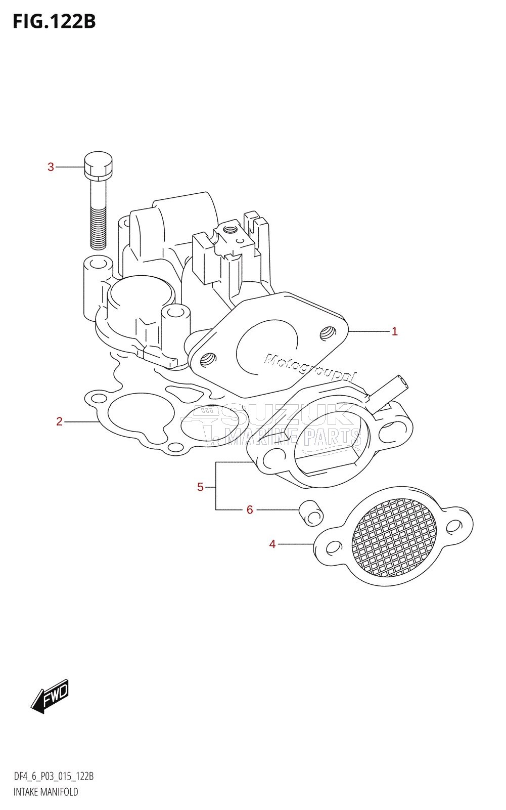 INTAKE MANIFOLD (DF6:P03)