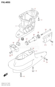 06003F-710001 (2017) 60hp E01 E40-Gen. Export 1 - Costa Rica (DF60AVT  DF60AVTH) DF60A drawing DRIVE SHAFT HOUSING (DF60AVT:E40)