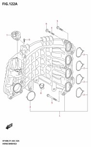 DF100C From 10005F-440001 (E01)  2024 drawing INTAKE MANIFOLD