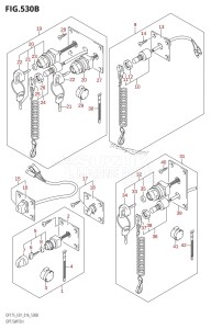 DF175ZG From 17502Z-610001 (E01 E40)  2016 drawing OPT:SWITCH (DF150T:E40)