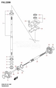 DF20A From 02002F-040001 (P40)  2020 drawing TRANSMISSION (DF9.9BT,DF9.9BTH,DF15AT,DF20AT,DF20ATH)