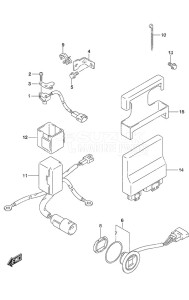 DF 70A drawing PTT Switch/Engine Control Unit