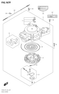 00995F-610001 (2016) 9.9hp P01-Gen. Export 1 (DF9.9B  DF9.9BR  DF9.9BT) DF9.9B drawing RECOIL STARTER (DF15AT:P01)