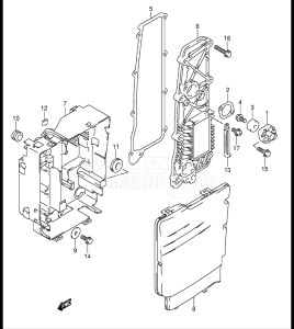  (2003) 115hp - () DF115TL drawing RECTIFIER