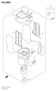 DF70A From 07003F-210001 (E01 E40)  2012 drawing OPT:GASKET SET (DF80A:E01)