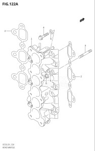 22501F-980001 (2009) 225hp E01 E40-Gen. Export 1 - Costa Rica (DF225TK9  DF225WTK9) DF225T drawing INTAKE MANIFOLD