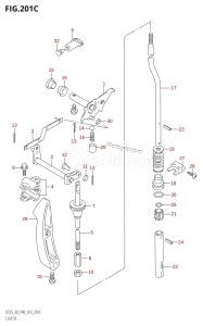 DT25 From 02503K-310001 (P36-)  2013 drawing CLUTCH (DT30R:P40)