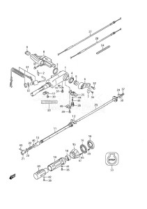 DF 8A drawing Tiller Handle