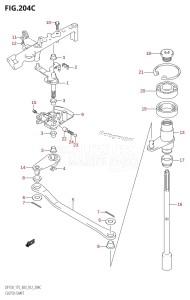 DF150Z From 15002Z-210001 (E03)  2012 drawing CLUTCH SHAFT (DF175T:E03)